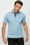 Pattern Minimalist Polo Neck Short Sleeve Men's T-Shirt - Comfortable and Stylish - 5