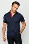 Desen Minimalist Polo Neck Men's T-Shirt - Short Sleeve - Comfortable - 2