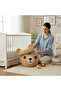Natural Bamboo Teddy Bear Basket (Large Size) Hand-Woven, Handmade, Rattan, Organizer, with Lid - 3