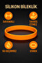 Men Women Orange Silicone Bracelet Lover's Gift Does Not Cause Irritation
