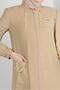 ZIPPERED TRENCH COAT WITH CHAIN DETAIL 10717 - 4