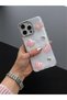 Pink Butterfly Case Compatible with Apple iPhone 14 Pro Max Anti-Shock Cover - 5