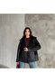 Oversized Suede Fur Collar Stylish Jacket - 5