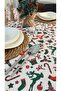 Deer Patterned New Year's Tablecloth - Stain Resistant Dartless (170X170, 120X170, 170X220) - 4
