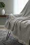 Cotton Sofa Cover 170x210 cm Single & Triple Sofa, Sofa Bed and Armchair Modern Striped Washable - 2