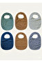 Set of 4 Baby Boy-Child Sleeveless Towel Bibs / Colors Sent Mixed - 3