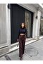 Double Belted Ribbed Stylish Trousers - 6