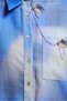 Linen Textured Brooch Tunic 44627 - 4