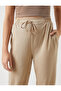 Jogger Pants with Tie-Waist, Pockets, Satin Look - 5