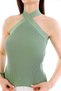 Women's Cropped Blouse Fit Flexible Comfortable Daily Stylish Modern Model - 7