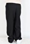 Girls' Sweatpants with Elastic Waist and Pockets Emblem 6-12 Years, Black - 4