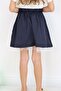 Girl's Skirt with Polka Dot Patterned Tulle, 3-10 Years Old, Navy Blue - 4