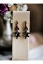 Oval Crystal Stone Earrings