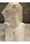 Heart Pink Envelope Necklace - 4