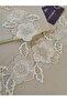 3D Smiling Cappuccino French Laced Double Duvet Cover Set - 2