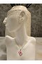 Heart Pink Envelope Necklace - 3