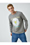Men's Gray Sweatshirt 3WAM70577MK