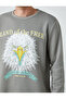 Men's Gray Sweatshirt 3WAM70577MK - 5