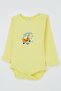 Baby Boy Snap Bodysuit Küçüktamirci 9 Months-3 Years, Pistachio Green - 3