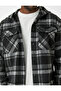 Plaid Lumberjack Shirt with Hooded Pocket Detail - 5