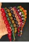 Efe Boy Joking Maskot Acrylic Tesbi̇h 8 Pieces Mixed Colors T-772-5