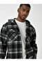 Plaid Lumberjack Shirt with Hooded Pocket Detail