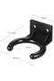 Mv-Ii Wall-Mounted Wireless Black Microphone Hanger Holder - 6