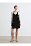 V-Neck Velvet Dress