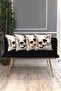 Embroidered Tassel Decorative Throw Pillow Cover Set (4 Pieces - 43X43 cm) Nkk003