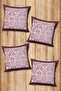 Digital Printed Soft Textured 4-Piece Throw Pillow Cover Set (43X43 cm) Krl0034 - 2