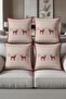 Digital Printed Soft Textured 4-Piece Throw Pillow Cover Set (43X43 cm) Krl0045
