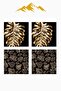 Digital Printed Soft Textured 4-Piece Throw Pillow Cover Set (43X43 cm) Krl0008 - 3