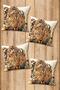 Digital Printed Soft Textured 4-Piece Throw Pillow Cover Set (43X43 cm) Krl0024 - 2
