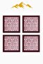 Digital Printed Soft Textured 4-Piece Throw Pillow Cover Set (43X43 cm) Krl0034 - 3