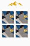 Digital Printed Soft Textured 4-Piece Throw Pillow Cover Set (43X43 cm) Krl0020 - 3