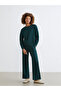 Xside Green Crew Neck Oversize Women's Sweatshirt - 2