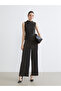 Ermus Global and Mixed Waist Elasticated Shiny Look Women's Trousers