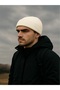 Unisex Black Thin Ribbed Winter Beanie - For Men Or Women