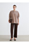 Peak New Season Crew Neck Stone Women's Sweatshirt - 2