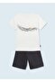 Boy's Summer T-Shirt Bermuda Shorts 2-Piece Set 6659 - 3