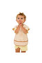 Short Sleeve Waterproof Baby Bib for Feeding, Play and Activities Beige - 7