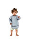 Long Sleeve Stain Resistant Baby Bib for Feeding, Playing and Activities Gray - 4