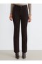 Alita City Lcw Jeans with a Difference in Color Brown Denim Straight Spanish & Flare High Waist Spanish Leg Women's J - 2