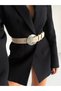Suede Oval Buckle Women's Trouser Belt, Coat Belt, Dress Belt, Shirt Belt - 6
