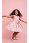 Jacquard Girls' Puffy Dress - 3