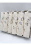 Flower Embroidered Boxed Velvet 6-Piece 30X50 Kitchen Towel Set