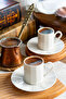 Emerald 4 Piece 2 Person Porcelain Coffee Cup Set Off White - 5