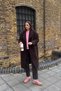 Women's Crew Neck Buttoned Soft Textured Knitwear Cardigan Pink 26W3033 - 4