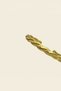 Hand Knitted Pure Brass Bracelet |   Sand Textured Twisted Gold Yellow Cuff |   Adjustable Bracelet - 4