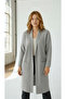 Women's Shawl Collar Oversized Long Knit Cardigan